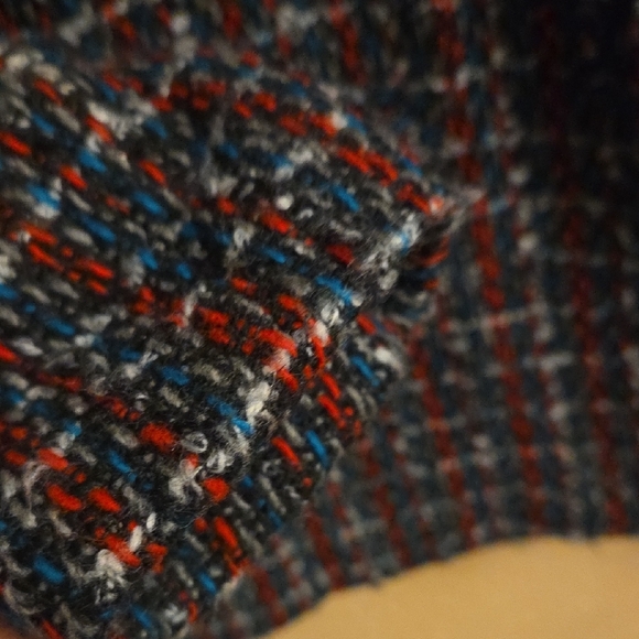 Adolfo Women's Black and Red Checkered Blazer - Picture 4 of 10